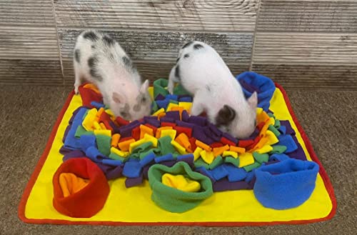 Interactive Dog Snuffle Mat for Mental Stimulation and Enrichment for Dogs Pigs Rabbits Cats and Other Pets
