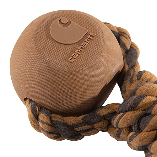 Carhartt Pet Training Tools, Rugged Dog Tool for Tug and Fetch, Rope Bone (Carhartt Brown) - style: Rope Bone Dog Chew