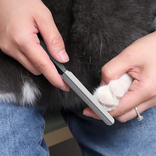 Dog Nail Clippers,Dog Nail Trimmers for Small Medium Dogs and Cats - Professional Grooming Tool with Safety Lock, Sharp Stainless Steel Blade Prevents Splitting,Includes Nail File (Green-mini) - size: Green-mini