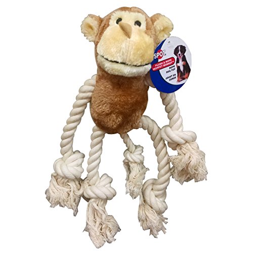 SPOT Moppets Dog Toy Monkey, 12.5 Inch