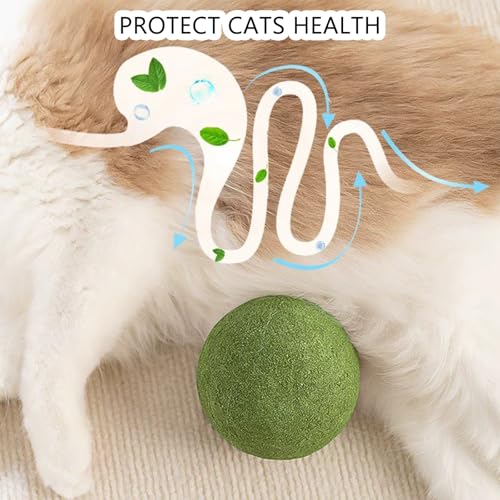 Catnip Balls for Cats - 2 inches Diameter Catnip Ball, Interactive Cat Toy for Indoor Cats, Cat Nip Licking Balls - size: 2 inch
