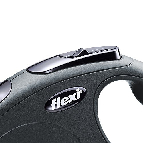 Flexi New Classic Cord Black Retractable Dog Cat Lead Extra Small 8kg - 3M - size: X-Small (3 m)
