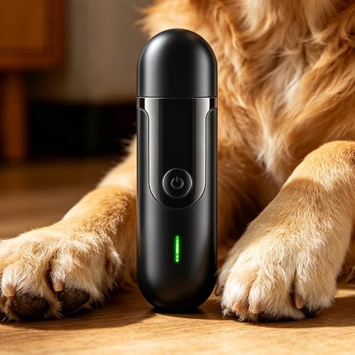 Dog Nail Grinder Quiet - 3 Mode Rechargeable Silent, Pet Nail Trimmer for Safe Free Grooming Durable Low Noise Grinder for Cats Dogs Puppies Small Medium Large Breeds Toenail Care Home
