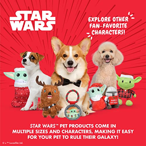 STAR WARS for Pets Dog Toy Chewbacca Reindeer Squeaky Dog Chew Toy | Soft Plush Dog Toy, Squeaky Dog Toy | Holiday Dog Toy Plush Toys, Chewbacca Dog Toy | Small Dog Toy 6 Inch (FF24146) - color: Chewbacca Reindeer '22, size: 6 Inch