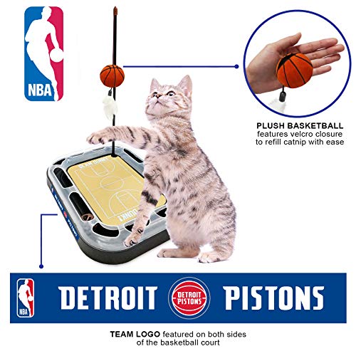 Pets First Detroit Pistons Basketball Cat Scratcher Toy 14 x 11 - color: Detroit Pistons