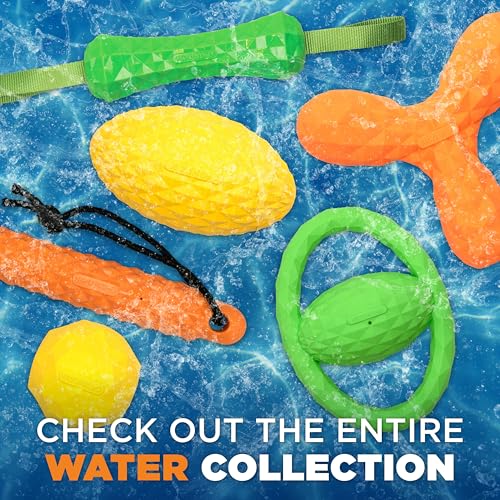 Dog Toys | Rope Bumper Floating Outdoor Toy for Dogs | Bright Yellow Fetch Toy - color: Yellow