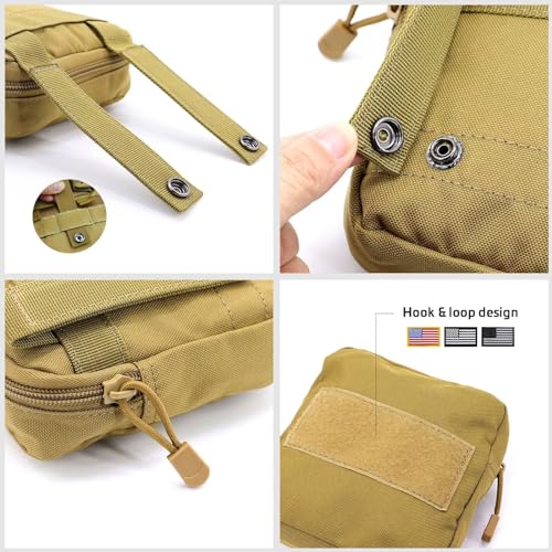 Dog Harness Medium Sized,Tactical Dog Harness with Handle,No Pull Military Style Service Dog Vest with Pockets Adjustable for Medium Dogs,Brown,Chest 17-25" - color: Brown, size: S:Chest 17-25",Fit 20-35lbs