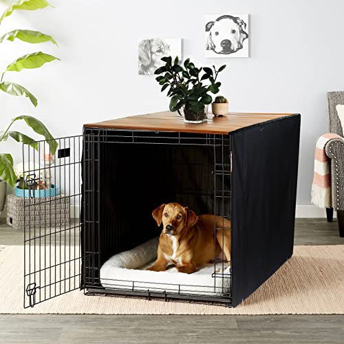 Pet Crate Table Topper – Foldable Wire Dog Kennel Topper Custom Pet Crate Table (L, for 42 inch Crate)