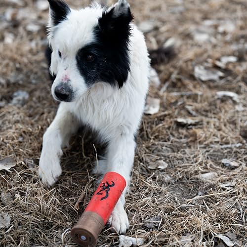 Browning Pet Training Tools, Durable Dog Toys for Tug and Fetch, Rubber Duck Rope, Shot Shell Red Squeaker Toy, One Size - color: Shot Shell Red Squeaker Toy