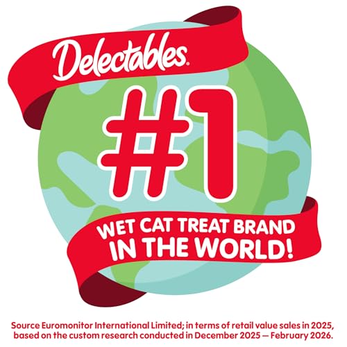 Delectables Lickable Spoon Handheld Wet Cat Treats Made with Real Chicken & Salmon, Quick & Easy Creamy Puree, Mess Free, Grain-Free, No Added Fillers, No by-Products, Variety Pack, 20ct - size: 0.35 Ounce (Pack of 20)