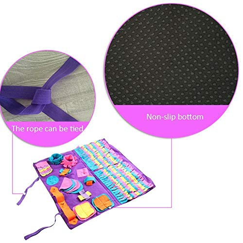 Pet Toy Pet Dog Sniffing Mat Training Blanket Find Food Play Toys Dog Mat for Relieve Stress Interactive Puzzle Sniffing Mat Pad