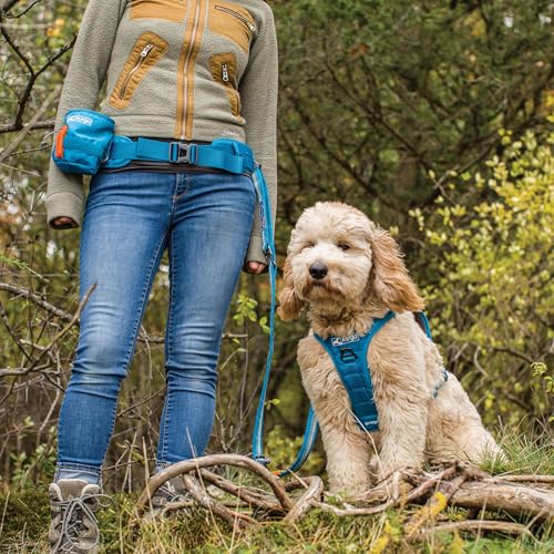 Kurgo RSG Active Utility Belt - Adjustable Adventure Dog Belt - MOLLE-Compatible - Reflective Trim - Lightweight, Comfortable Fit - Hands-Free - style: Waist Belt