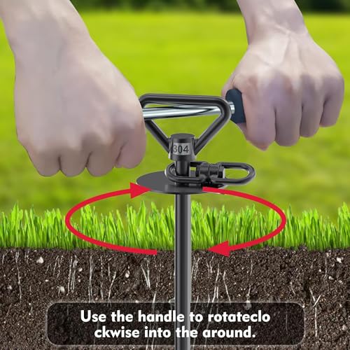 TOMBABY Dog Tie Out Cable and Stake,with 30FT Heavy Duty Cable,360° Swivel Dog Anchor& Anti-Tangle,Dog Runner for Yard,Dog Stake Allows Dogs Up to 210 lbs, Dog Stakes for Outside Beach,Camping, Yard - color: 17''black+30FT