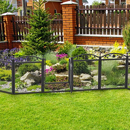 BingoPaw Dog Playpen Indoor: 8 Panels 32” Tall Metal Pet Pen Puppy Whelping Box with Waterproof Bottom - Outdoor Doggy Run Fence with Door for Small Medium Large Dogs