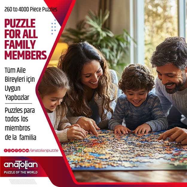 Anatolian Puzzle - Paws Gone Wild, 260 Piece Jigsaw Puzzle # 3347 - color: Paws Gone Wild
