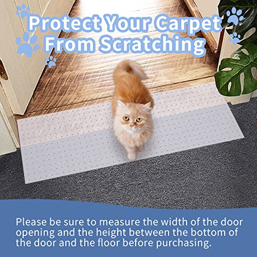 3.6 Feet Cat Carpet Protector, Non-Slip Carpet Protector for Pets, Carpet Scratch Stopper from Scratching Carpet at Doorway - size: 3.6FT-1PC