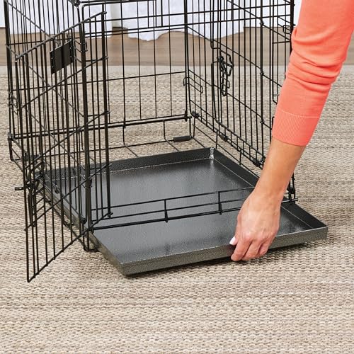 MidWest Homes for Pets Metal Dog Crate Replacement Pan; 42 inch - size: 42 Inch