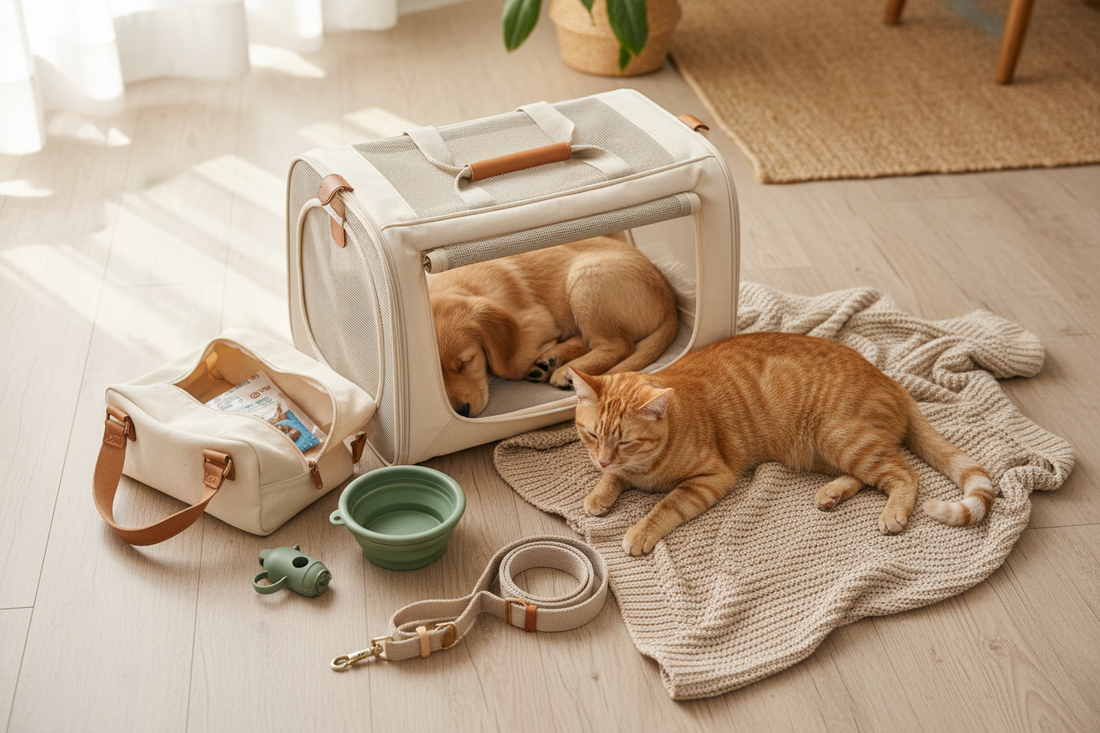How to Make Travel Easier with Dogs and Cats