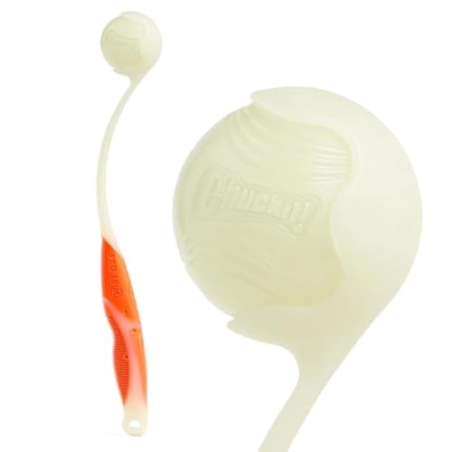 Chuckit Pro Fetch Toy Ball Launcher For Dogs; Compatible With Any Chuckit! Medium Size 18 Inch + Max Glow Ball - size: 18in