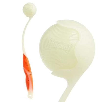 Chuckit Pro Fetch Toy Ball Launcher For Dogs; Compatible With Any Chuckit! Medium Size 18 Inch + Max Glow Ball - size: 18in