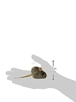 OurPet's Play-N-Squeak Twice the Mice Cat Toy, 2pc (Interactive Catnip Toy, Real Mouse Electronic Sound) - style: Twice the Mice (Pack of 2)