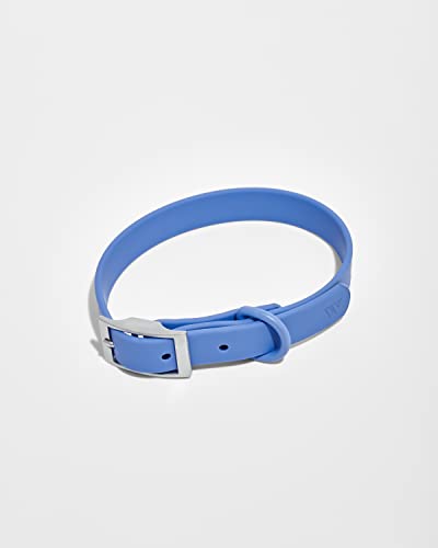 Wild One Dog Collar, Easy-Clean, All Weather Flex-Poly Strap with Metal, Durable, Dirt and Odor Resistant (Moonstone, XS) - color: Moonstone, size: XS