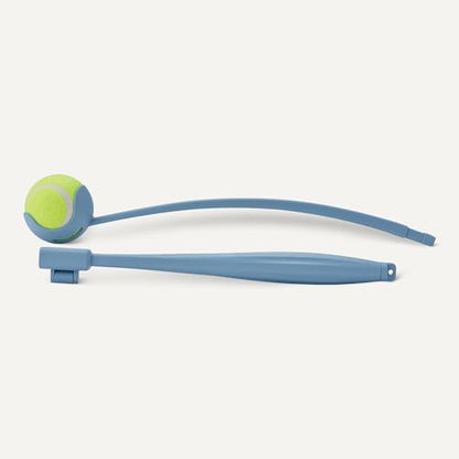 Amazon Basics Dog Ball Launcher with Detachable Handle, Tennis Ball Included, Plastic Pet Fetch Thrower - style: dog ball launcher