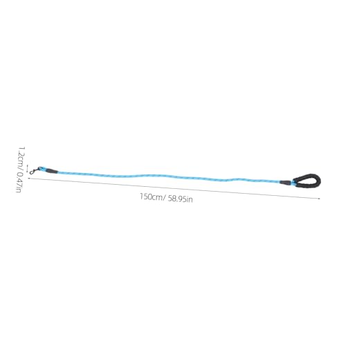 Nylon Reflective Dog Leash with Comfort Handle Heavy Duty Traction Rope for Small Large Dogs Training Safe Night Walking and Running