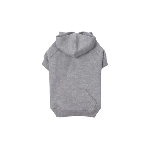 Zack & Zoey Basic Hoodie for Dogs, 30" XX-Large, Heather Gray - color: Heather Gray, size: XX-Large