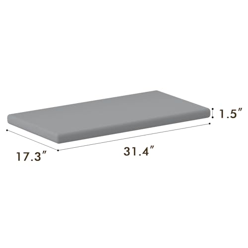 Orthopedic Dog Bed for Small Dogs,Couch Pet Bed Removable Washable Cover,Grey (M) - size: M