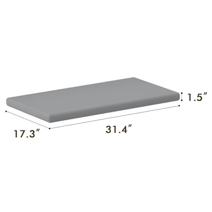 Orthopedic Dog Bed for Small Dogs,Couch Pet Bed Removable Washable Cover,Grey (M) - size: M