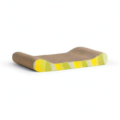 Catit Style Scratcher with Catnip - Jungle-Stripe Lounge - style: Lounge