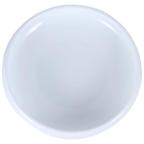SHINEOFI Ceramic Cat Feeding Bowl No Spill Water Feeder White Pet Drinking Bowl Anti-Spill Design Suitable for Cats and Kittens
