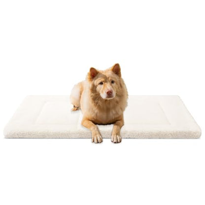 Dog Mat Soft, Pet Bed for Comfortable Rest, Ideal for All Dog Sizes, Machine Washable, Durable & Easy to Clean,48x30x1 in,Black - size: 48x30x1 in