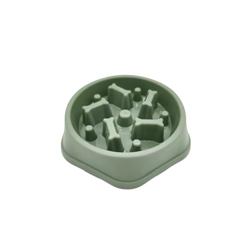 Slow Feeder Dog Bowls- Promote Healthy Eating Habits,Dog Puzzle Feeder,Anti-Gulping Puzzle Design for Small/Medium/Large Pets, Reduce Bloat & Improve Digestion (Green) - color: Green