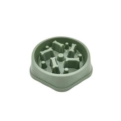 Slow Feeder Dog Bowls- Promote Healthy Eating Habits,Dog Puzzle Feeder,Anti-Gulping Puzzle Design for Small/Medium/Large Pets, Reduce Bloat & Improve Digestion (Green) - color: Green