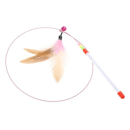 Interactive for for Wand Toy Teaser with for Indoor Cats Kitten for Play for Cha