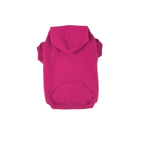 Zack & Zoey Polyester/Cotton Basic Dog Hoodie, Medium, 16-Inch, Raspberry Sorbet - color: Raspberry Sorbet, size: Medium