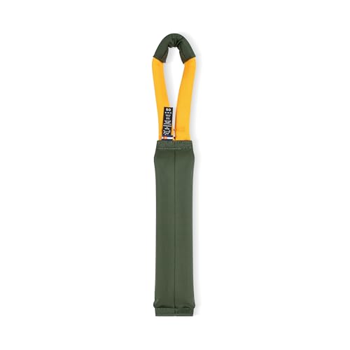 OllyDog Tugger | Durable Dog Tug Toy | Recycled | Tough Dog Bite Pillow | Handle | Interactive Pull Toy | Fetch & Training (Winter Moss) - color: Winter Moss