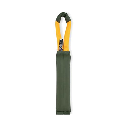 OllyDog Tugger | Durable Dog Tug Toy | Recycled | Tough Dog Bite Pillow | Handle | Interactive Pull Toy | Fetch & Training (Winter Moss) - color: Winter Moss