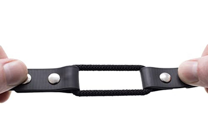 Educator Quick Snap 3/4-Inch Dog Training Collar Strap – ONLY Fits ME-300, ET-300/400, EZ-900, PE-900 & PG-300 – Biothane Bungee Collar for Small & Medium Dogs, Black - color: Black