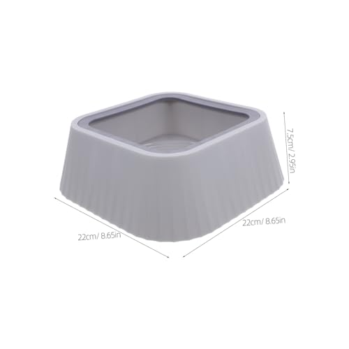 Abaodam Floating Spill-Proof PET Water Bowl Tip Design for Cats and Small Dogs Easy Clean Reusable Plastic Cat Drinking Bowl No Spill Dog Water Dispenser
