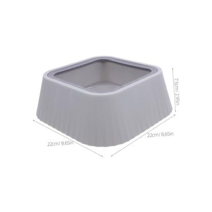 Abaodam Floating Spill-Proof PET Water Bowl Tip Design for Cats and Small Dogs Easy Clean Reusable Plastic Cat Drinking Bowl No Spill Dog Water Dispenser