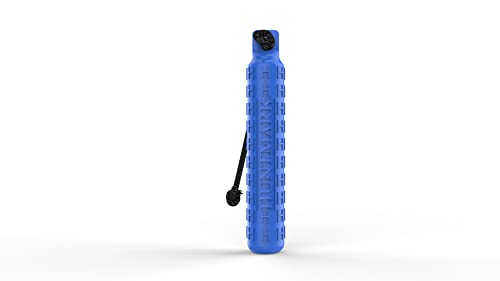 HUNTMARK Dog Bumpers – Standard Fetch Trainer for Hunting and Sporting Dogs – Puppy Training Dummy with Textured Pattern – Color-Spectrum Retrieving Bumpers – 12 x 2-inch - color: Blue