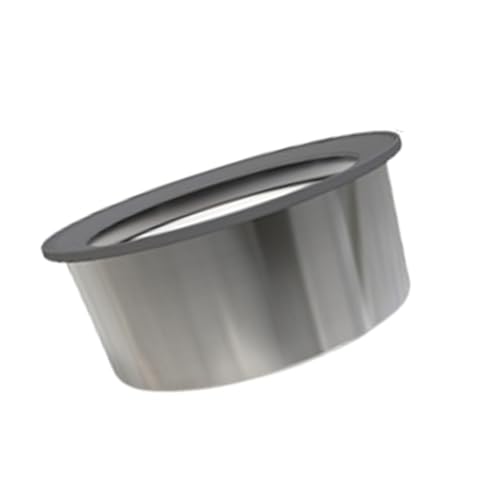 Stainless Steel Dog Bowl Spill-Proof Anti-Slip Base Large Breeds 1.6L / 2L / 3L Dishwasher Safe Elevated Dog Bowls - color: 1.6L