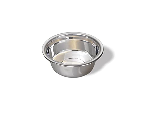 Van Ness Pets Small Lightweight Stainless Steel Dog Bowl, 16 OZ Food And Water Dish - size: 16 oz
