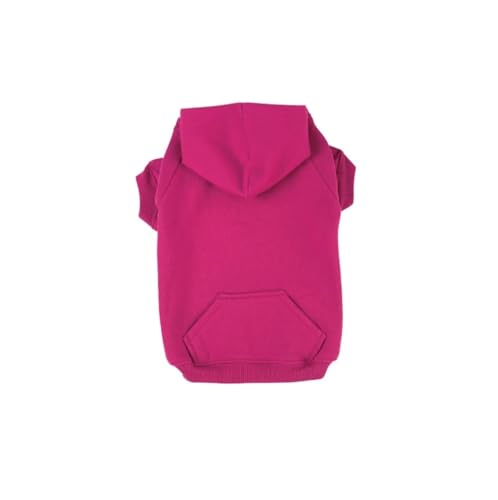 Zack & Zoey Basic Hoodie for Dogs, 12" Small, Raspberry Sorbet - color: Raspberry Sorbet, size: Small