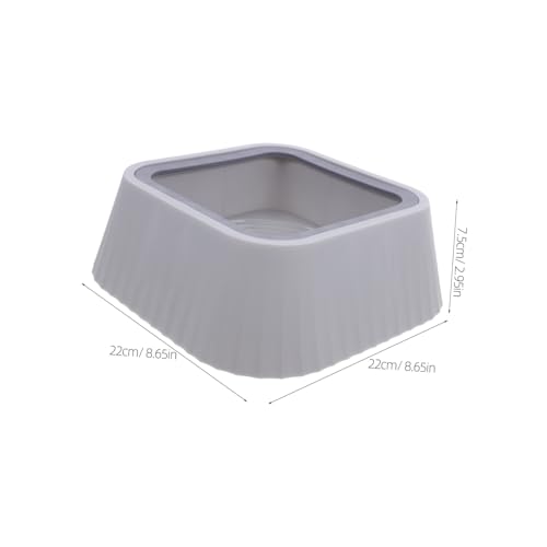 Floating No Spill Water Bowl for Pets Tip Design Slow Feeder Cat and Dog Water Dispenser Large Capacity Outdoor Splash Proof and Easy to Use