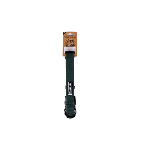 Wilderdog Waterproof Dog Collar - Repels Water & Dirt - Medium 13"-18" - Cedar - color: Cedar, size: Medium