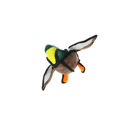 TUFFY World’s Tuffest Soft Dog Toy – Barnyard Series, Duck with Squeakers, Large - color: Duck, size: Large